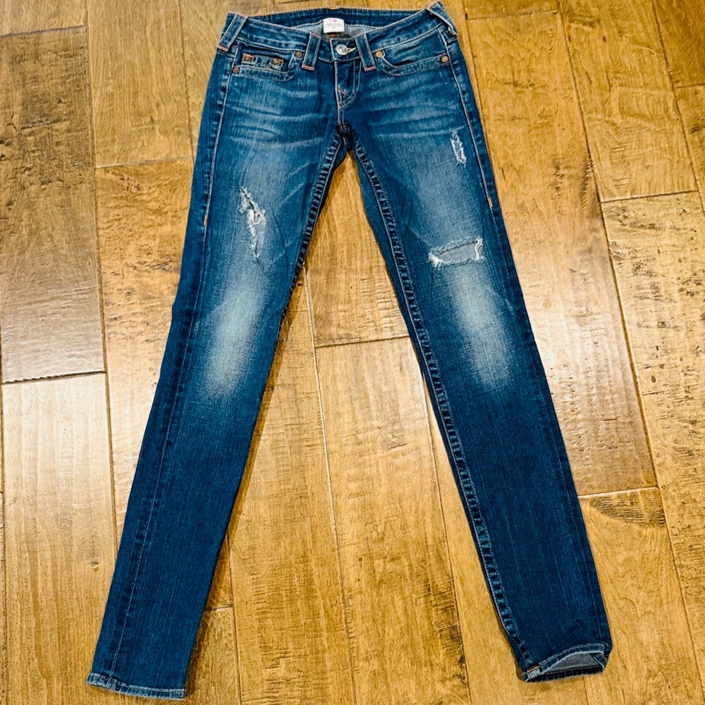 True Religion Dark Blue Skinny Jeans